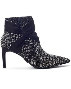 Moda In Pelle Quinia Zebra Alcantara - Blue