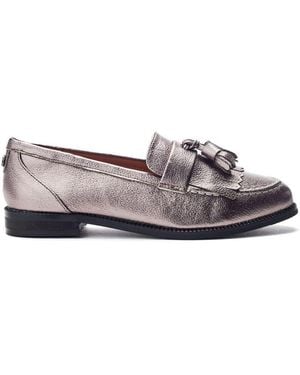 Moda In Pelle Ebara Pewter Porvair - Metallic