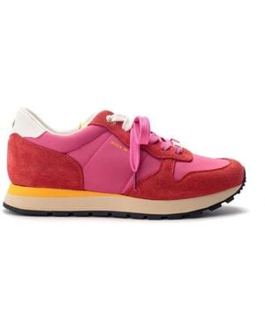Moda In Pelle Billiee Fuschia Suede - Pink