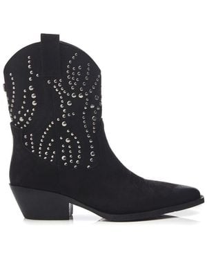 Moda In Pelle Okes Alcantara - Black