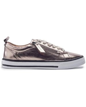 Moda In Pelle Alexie Light Pewter Leather - Grey