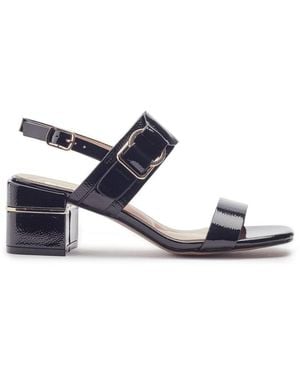 Moda In Pelle Noni Patent - Blue