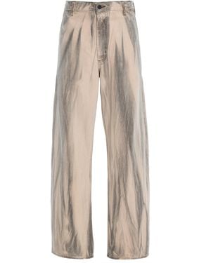 Kallmeyer Column Leg Cotton Trouser - Natural