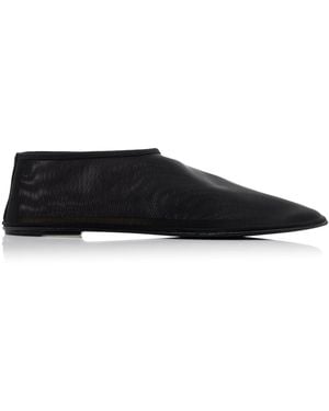 The Row Sock Mesh Flats - Black