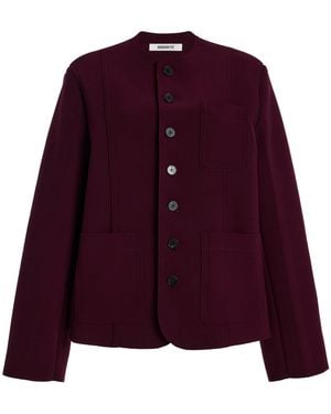Birrot Exclusive Lay4 Crepe Jacket - Red