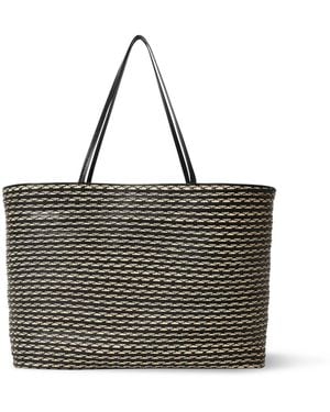 The Row Large Beau Raffia Tote Bag - Multicolour