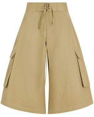 Rosie Assoulin Cotton Surf Shorts - Natural
