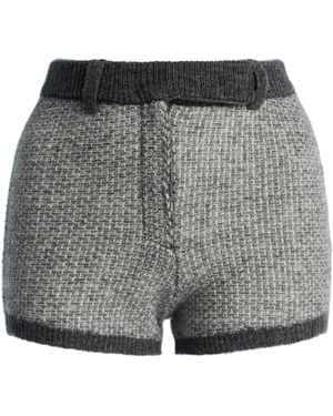 AYA MUSE Avel Wool; Cashmere And Silk Shorts - Gray