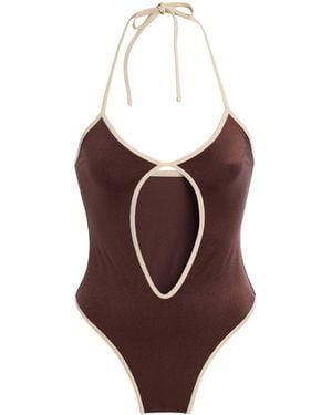 Ay Que Calor Exclusive La Isla Camila One-Piece Swimsuit - Purple