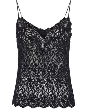 Gabriela Hearst Umbra Cotton Top - Black