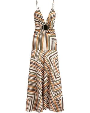 Silvia Tcherassi Emeli Jersey Midi Dress - Natural