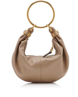 Chloé Bracelet-handle Leather Shoulder Bag - Metallic