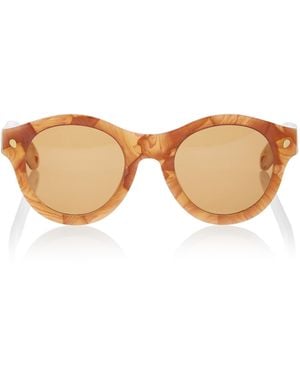 Lucy Folk Grande And Sweet Round Sunglasses - Pink