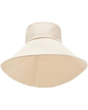 Janessa Leone Walker Cotton Bucket Hat - White