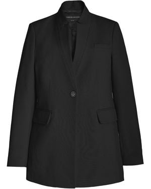 Brandon Maxwell Raquel Tailored Wool-blend Jacket - Black