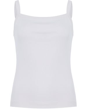 Flore Flore May Organic Cotton Camisole Top - White