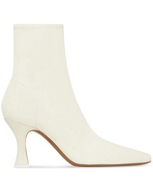 Neous Ran Leather Boots - White