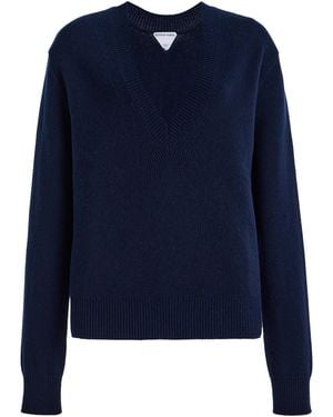 Bottega Veneta Knit Sweater - Blue