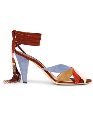 Etro Suede Fondo Sandal - Multicolour