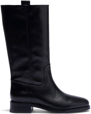 Aeyde Theo Leather Boots - Black