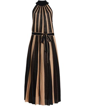 Zimmermann Striped Knitted Midi Dress in Natural | Lyst Zimmermann Striped Knitted Midi Dress in Natural | Lyst