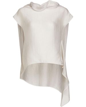 Maticevski Temple Draped Blouse - White