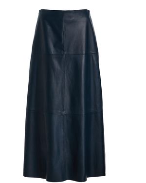 Twp Leather Skirt - Blue