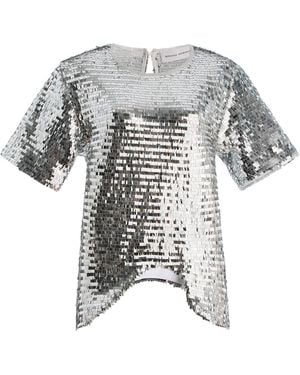 Niccolò Pasqualetti Onda Sequined Shirt - Metallic