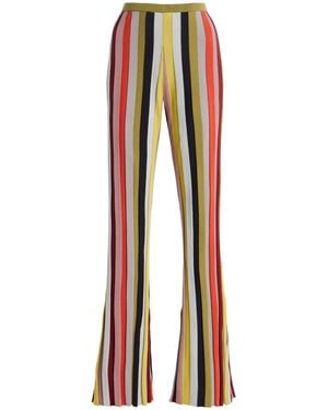 Third Form Exclusive Rythym Striped Knit Pants - Orange