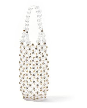 Emm Kuo Ramatelle Beaded Bag - White