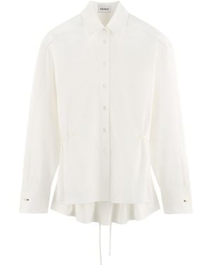ARAKII Oversized Flared Cotton Shirt Exclusive - White