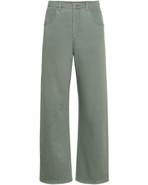 Roucha Dumond High-Rise Flared Jeans - Green