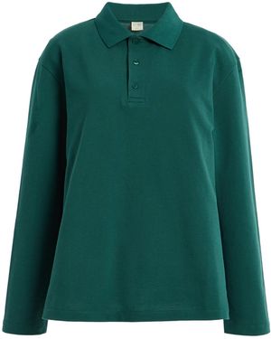 Flore Flore Diana Cotton Polo Shirt - Green