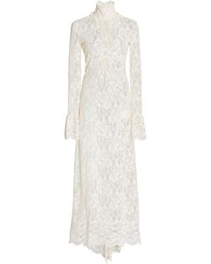 Rabanne Stretch-lace Maxi Dress - White