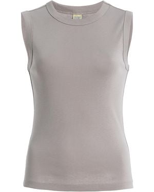Flore Flore Esme Cotton Tank Top - Grey