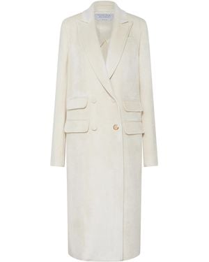 Gabriela Hearst Reed Tailored Silk-wool Coat - White