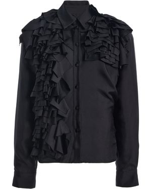 DIOTIMA Sirena Silk Twill Top - Black