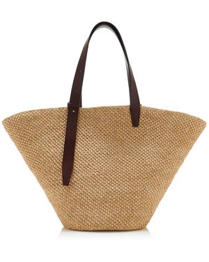 LIE STUDIO The Bianca Large Raffia Tote Bag - Natural
