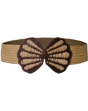 Johanna Ortiz Boho Seashells Belt - Brown