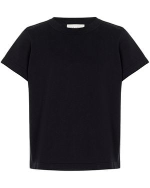 High Sport Raff Cotton-blend Knit T-shirt - Black