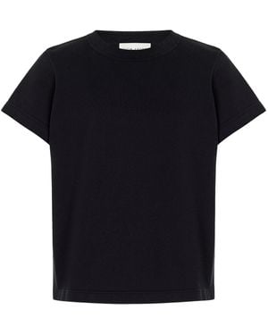 High Sport Raff Cotton-blend Knit T-shirt - Black