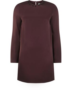 Harris Tapper Saul Silk Satin Mini Dress - Purple
