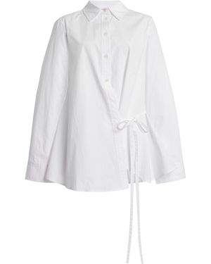 DL1961 Agnes Wrap Shirt - White