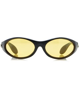 Coperni Cycling Round-frame Acetate Sunglasses - Yellow