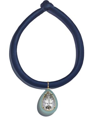 Sauer Yvonne Frames Quartzite Necklace - Blue