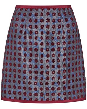 Markarian Linette Tapestry Mini Skirt - Purple