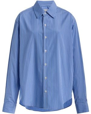 Comme Si La Classica Cotton Shirt - Blue