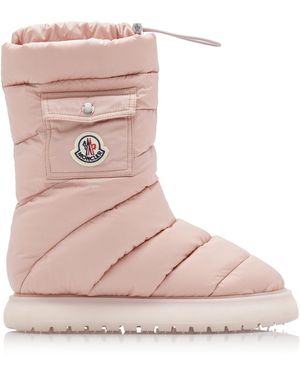 Moncler Gaia Nylon Midi Snow Boots - Pink