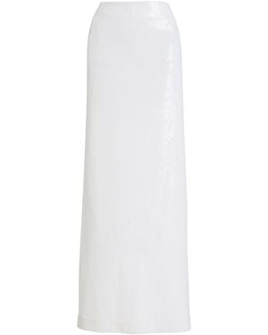 TOTEME Sequined Maxi Skirt - White