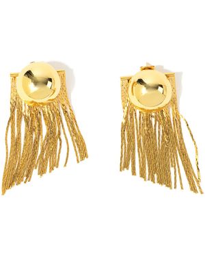 PEARL OCTOPUSS.Y Medusa Earrings - Metallic